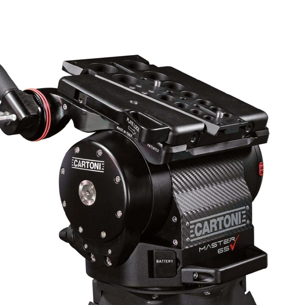 Cartoni Master 65 Fluid Head Mitchell base